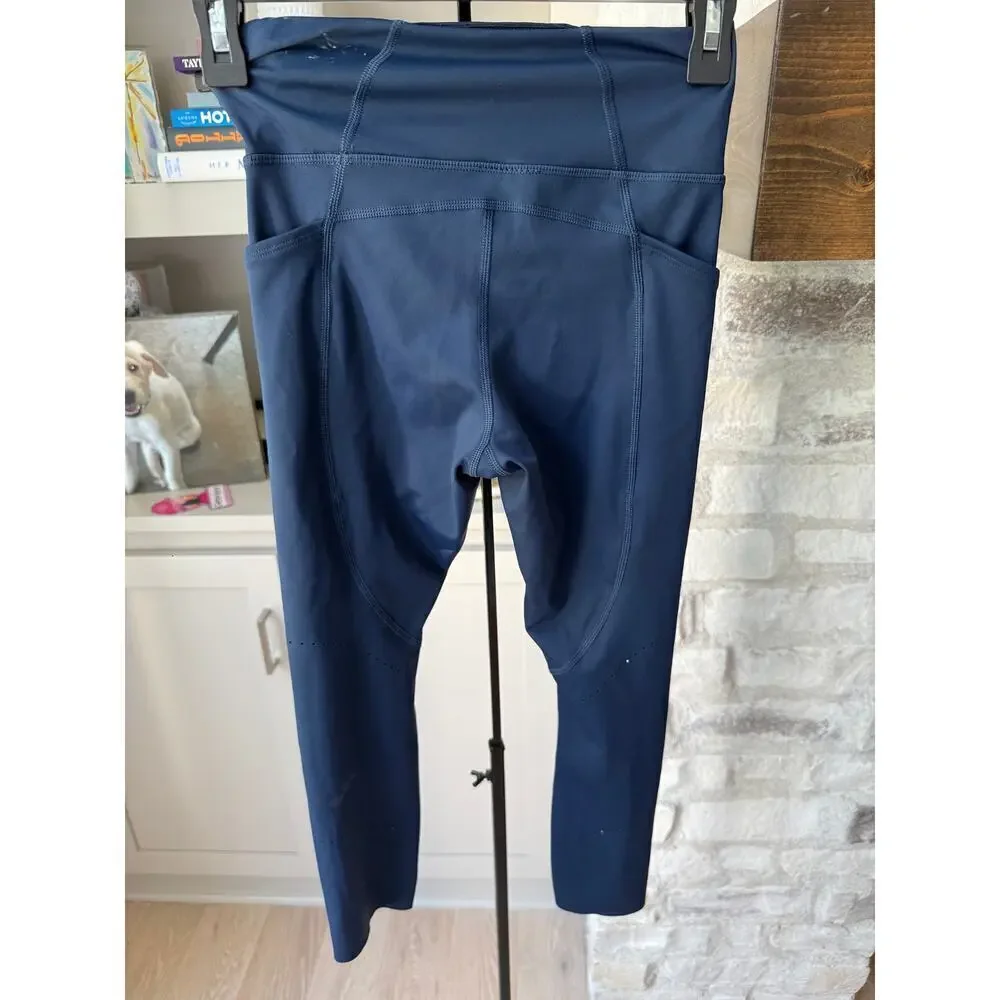Brooks Women's Navy Method 7/8 Tights Running Tights Size XS